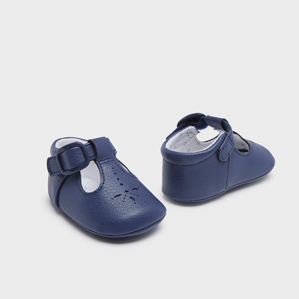 Mayoral Baby Mary Jane Shoes in Navy Blue